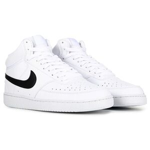 Nike High-Top Sneakers in White and Black